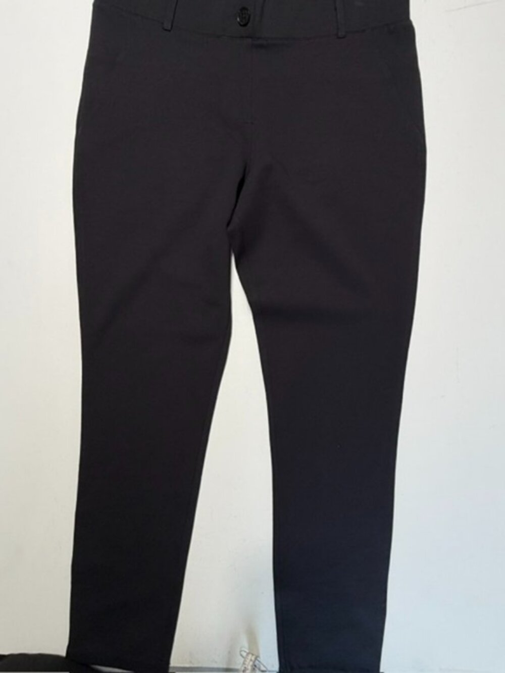 Betabrand Classic DPYP™ Dress Pant Yoga Pant | Skinny (Black) Size XL